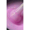 Гель для нарощування Saga Professional Magic Builder Gel 03 рожевий з пластівцями потали 15 мл